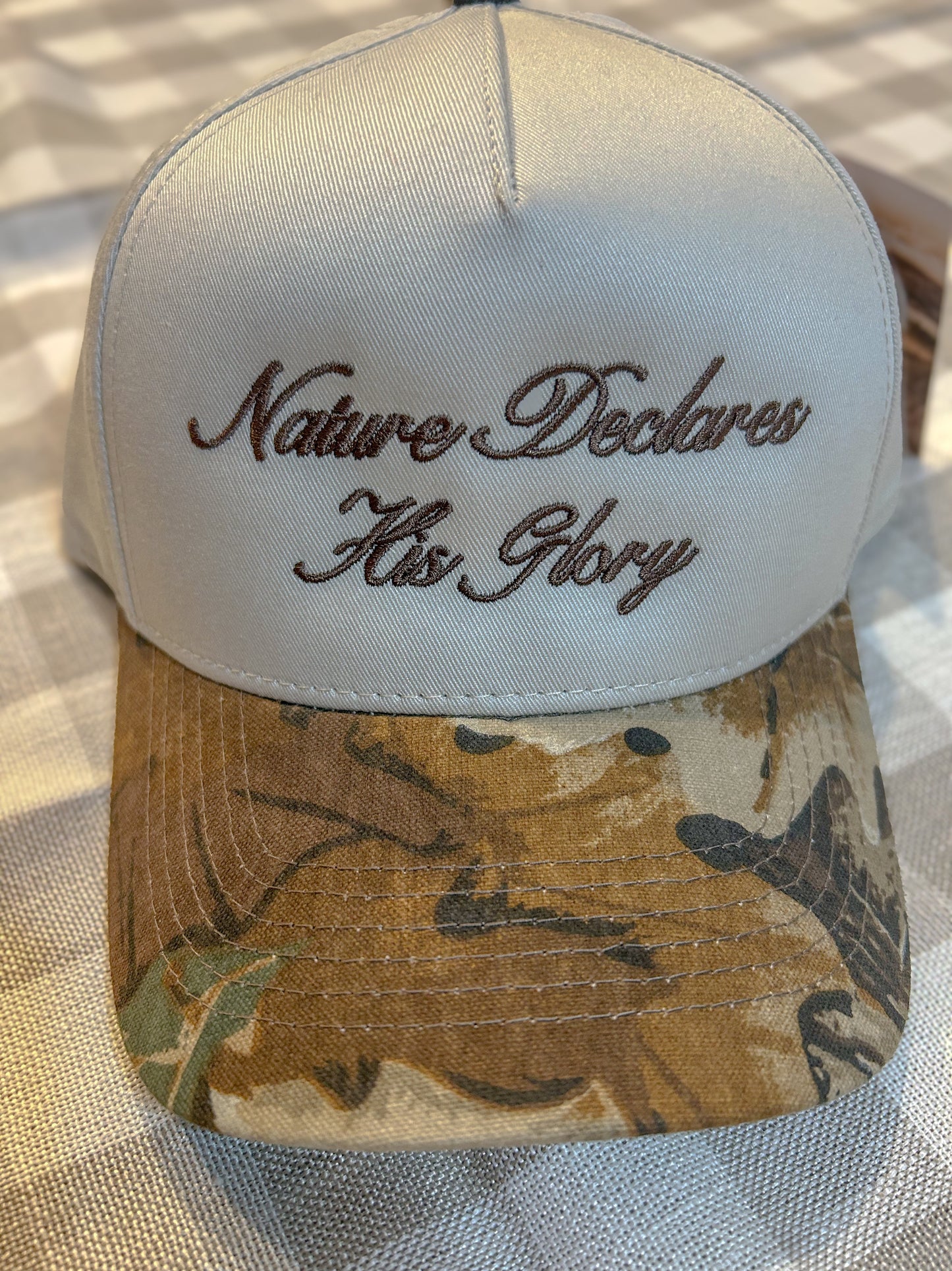 Nature Declares Camo Trucker Hat