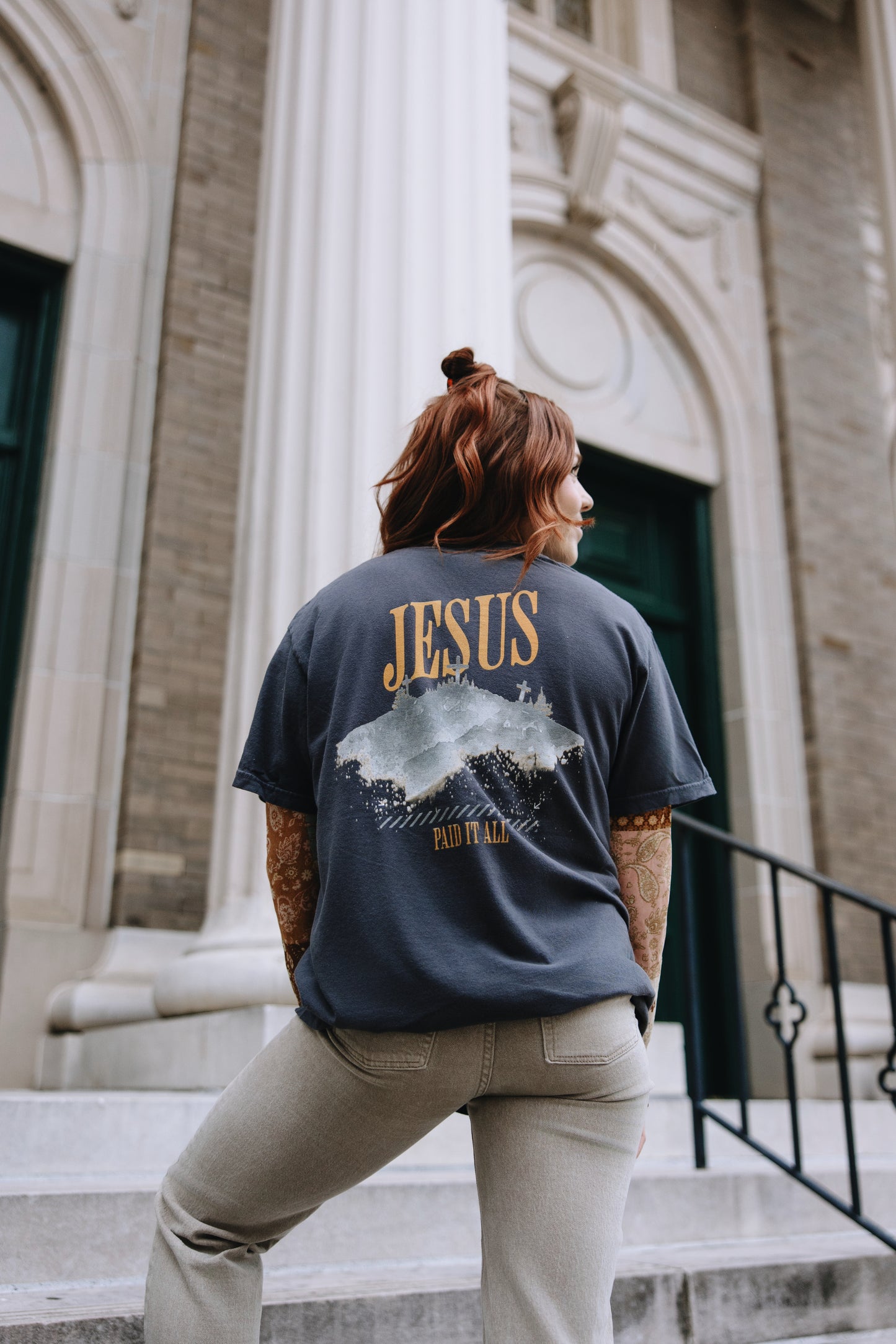 Jesus Paid It All Graphic Heavyweight Tee