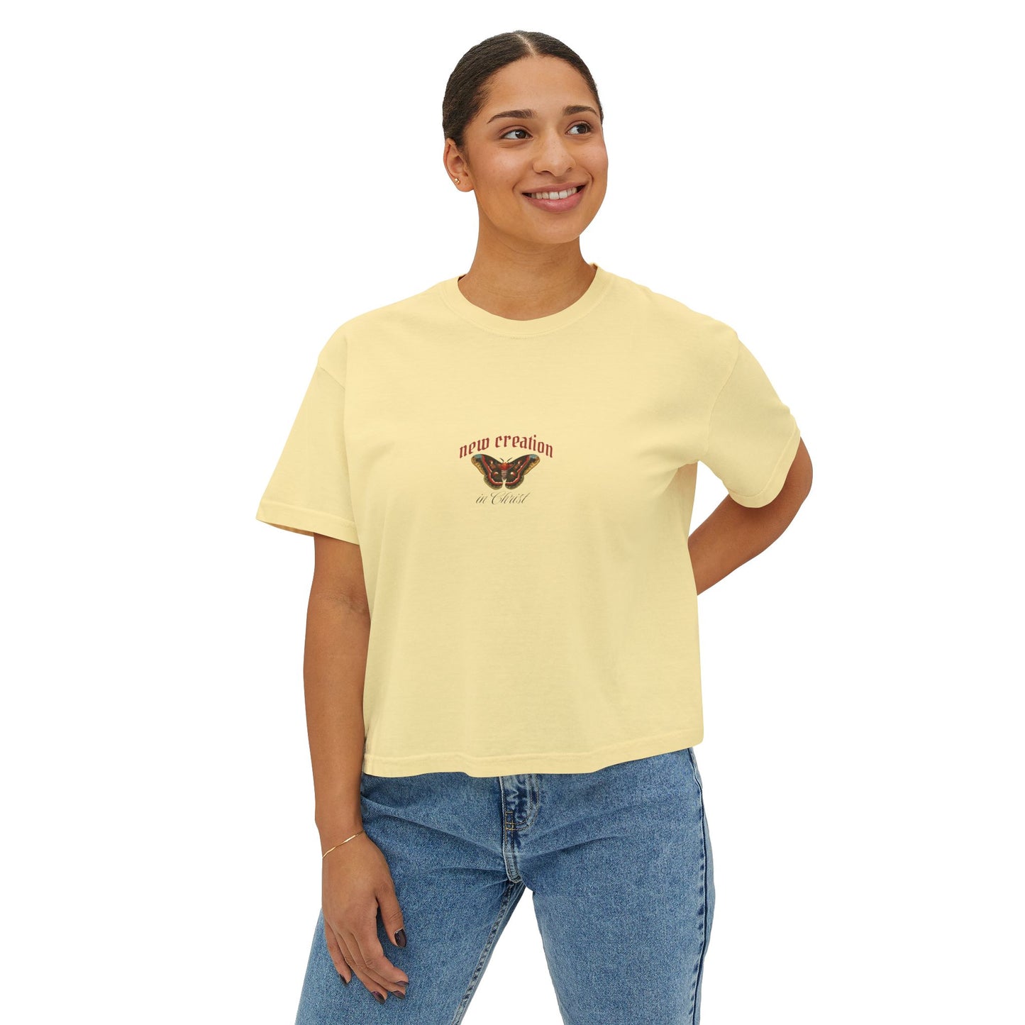 New Creation Boxy Comfort Colors Tee
