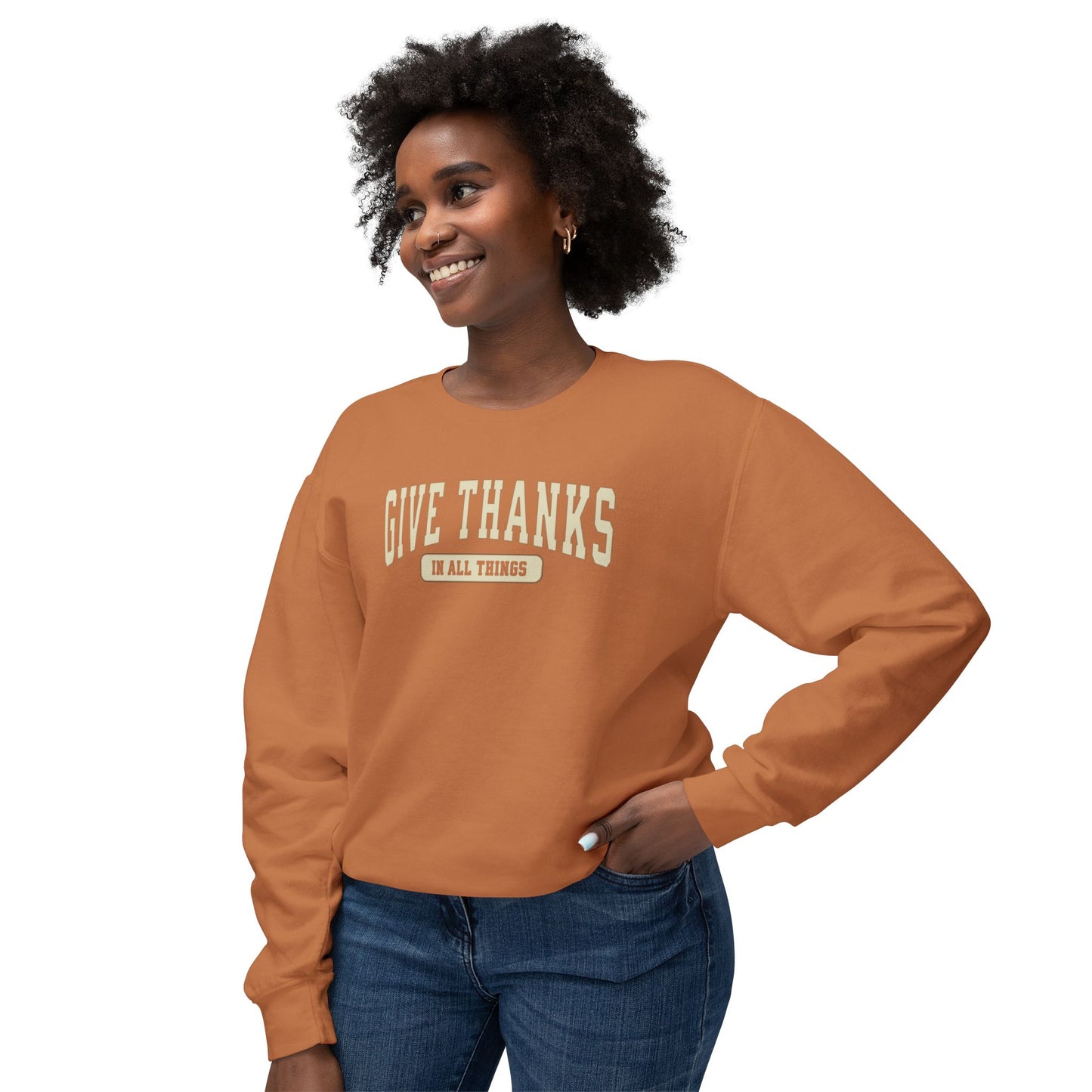 Give Thanks Crewneck Sweatshirt