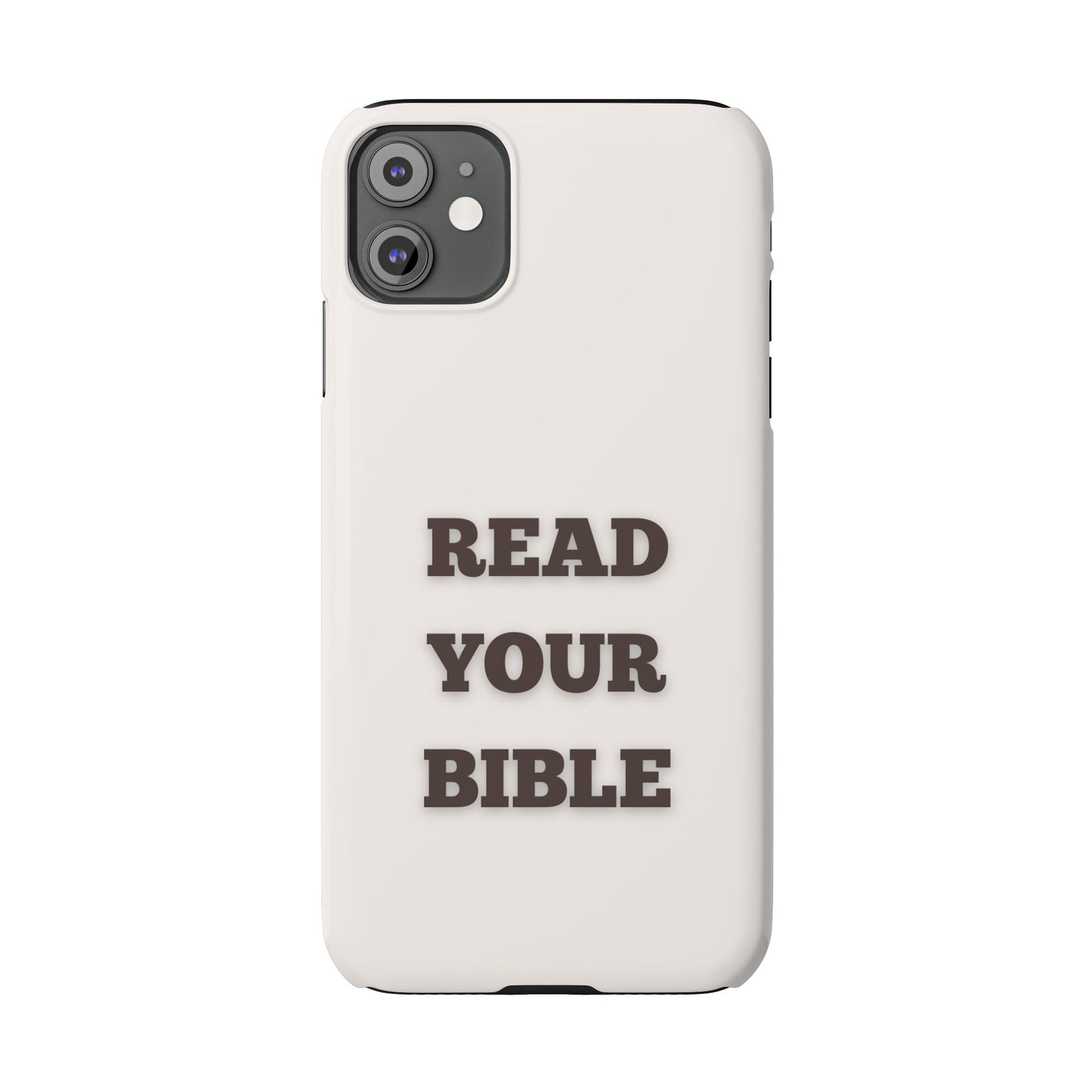 Read Your Bible Slim Phone Case