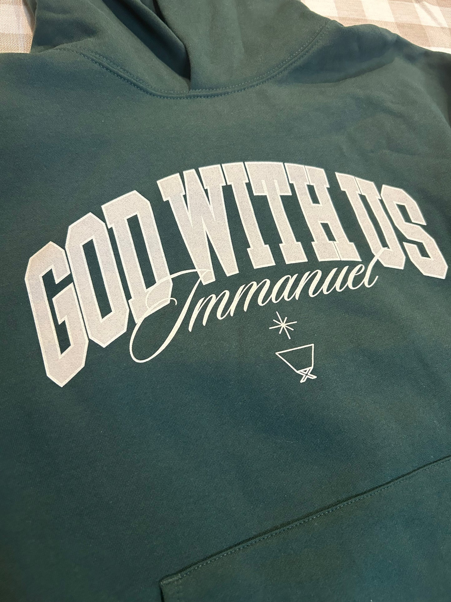 Forest Green God With Us Hoodie