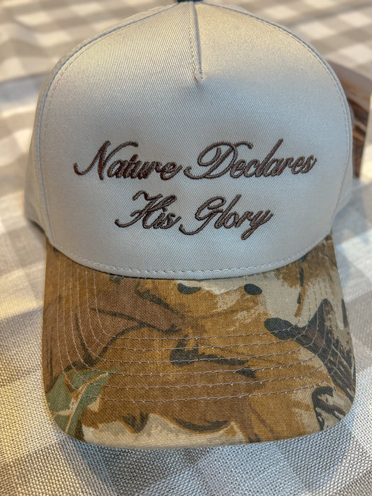 Nature Declares Camo Trucker Hat